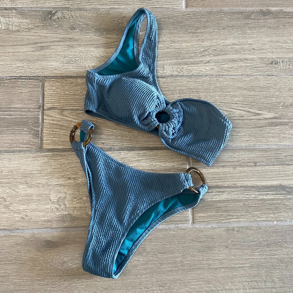 Stylish Dark Teal Bikini Set